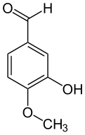 Structure of isovanillin