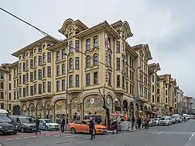 Tayyare Apartments in Laleli, Istanbul, designed by Mimar Kemaleddin Bey (1919–1922)