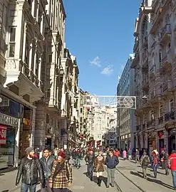 İstiklal Avenue in Beyoğlu