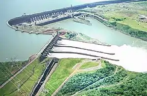 Image 47Itaipu Dam in Paraná. (from Economy of Brazil)