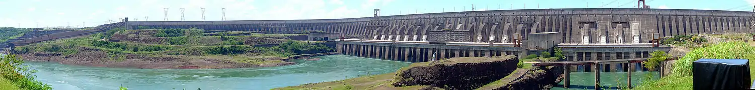 Image 13Itaipu Dam, the world's largest hydroelectric dam by generating capacity (from Energy in Brazil)