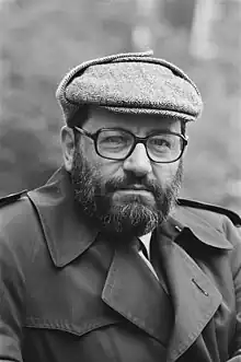 Image 16Umberto Eco OMRI (1932–2016) was an Italian novelist, literary critic, philosopher, semiotician, and university professor. He is widely known for his 1980 novel Il nome della rosa (The Name of the Rose), a historical mystery combining semiotics in fiction with biblical analysis, medieval studies, and literary theory.