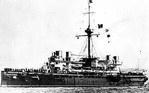 The Italian battleship Lepanto.