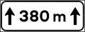 Length of a danger or a prescription (in meters)