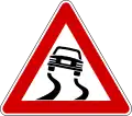 Slippery road