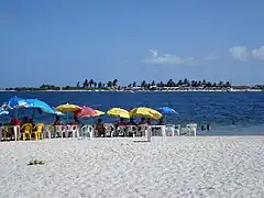 Forte Orange beach looking towards the Coroa islet