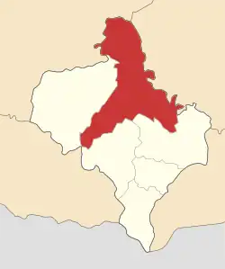 Location of Ivano-Frankivsk Raion