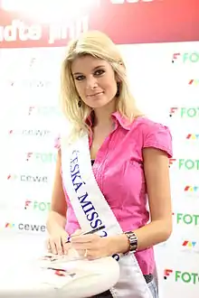 Česká Miss 2009,  Iveta Lutovská,  South Bohemian Region