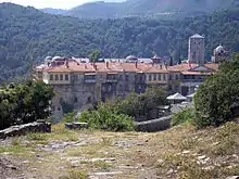 View of the main monastery complex