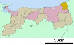 Location of Iwami