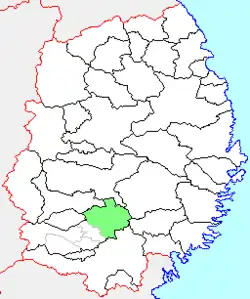 Location of Esashi in Iwate Prefecture