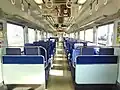 The interior of 811-100 series car KuHa 810-106 of set PM106 in November 2006