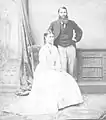 J.S. Phillpotts with wife Marian, c. 1870