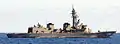 JS Akebono underway on 14 July 2010.
