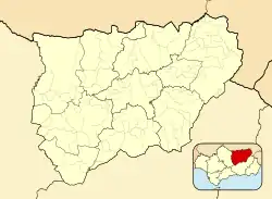 La Iruela is located in Province of Jaén (Spain)