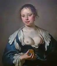 Courtesan by Jacob Adriaensz Backer, 1640.