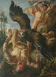 Prometheus bound by Jacob Jordaens (1640)