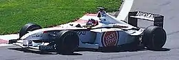 Jacques Villeneuve driving the BAR 003 at the 2001 Canadian Grand Prix.