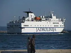 Ferry underway