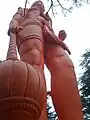 Shri Hanuman statue height obeserving closely