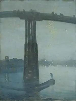 Nocturne: Blue and Gold – Old Battersea BridgeWhistler, c. 1872–75