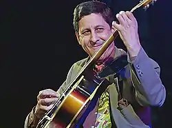 Chirillo with the Kenny Davern All Stars at the 2004 Breçon Jazz Festival (photo: Barry Quick)