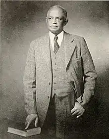 James E. Shepard, c. 1947, founder of the National Religious Training School and Chautauqua for the Colored Race