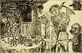 Avarice (1904) etching, 9.8 x 15 cm., Royal Library of Belgium, Brussels