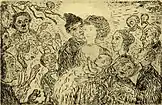 Envy (1904) etching, 9.8 x 15 cm., Royal Library of Belgium, Brussels