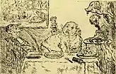 Gluttony (1904) etching, 9.8 x 15 cm., Royal Library of Belgium, Brussels