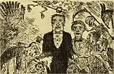 Pride (1904) etching, 9.8 x 15 cm., Royal Library of Belgium, Brussels