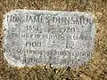 Gravestone of James Dunsmuir at Ross Bay Cemetery in Victoria