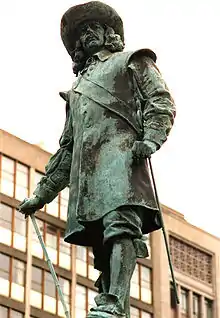 Image 37The statue of Jan van Riebeeck, the founder of Cape Town, in Heerengracht Street. (from History of South Africa)