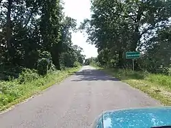 Road sign in Jancewicze