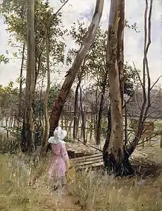 Jane Sutherland, Obstruction, Box Hill, 1887