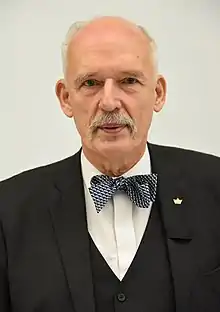 Member of European Parliament Janusz Korwin-Mikke (KORWiN), age 72