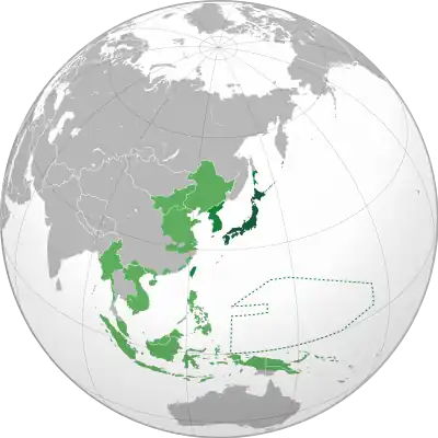 Image 25The Empire of Japan at its peak in 1942:   Territory (1870–1895)   Acquisitions (1895–1930)   Acquisitions (1930–1942) (from History of Japan)