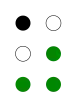 ⠵ (braille pattern dots-1356) 