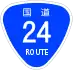 National Route 24 shield