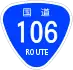 National Route 106 shield