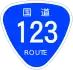 National Route 123 shield