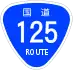 National Route 125 shield