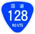 National Route 128 shield