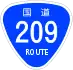 National Route 209 shield