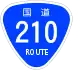 National Route 210 shield