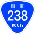 National Route 238 shield