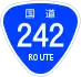 National Route 242 shield