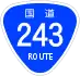 National Route 243 shield