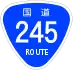 National Route 245 shield