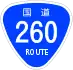 National Route 260 shield